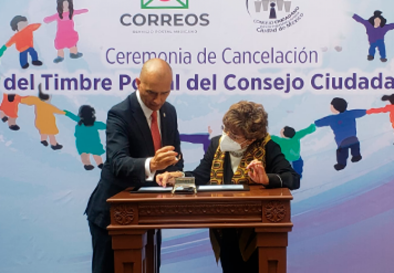 CEREMONIA DE CANCELACIÓN DEL TIMBRE POSTAL DEL CONSEJO CIUDADANO